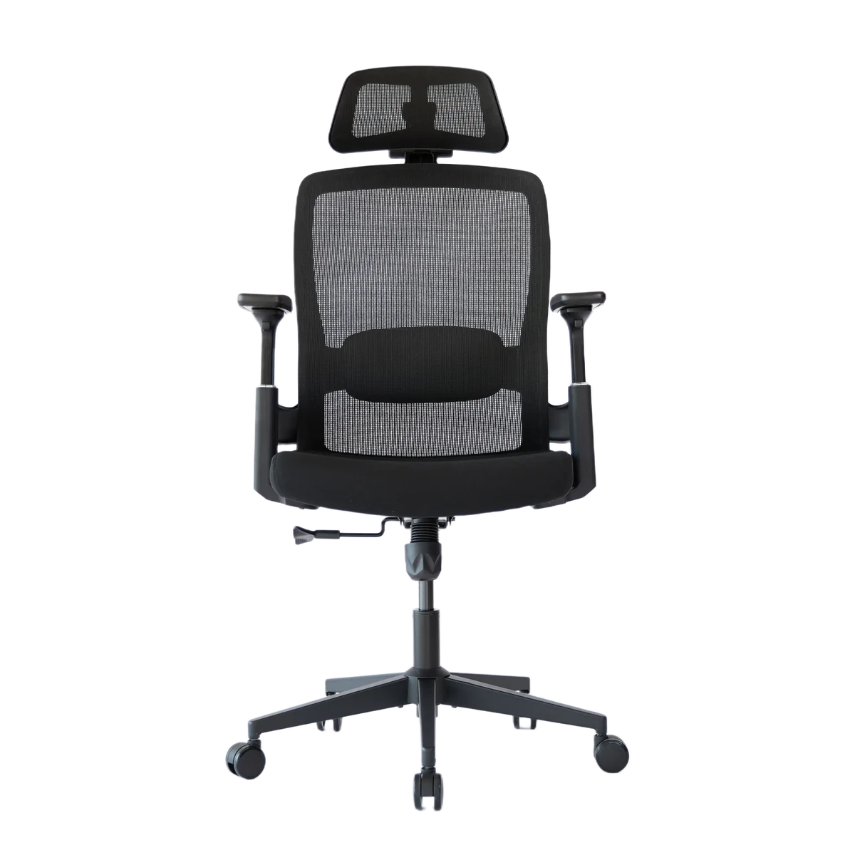 AVALON ergonomic chair in black, front view